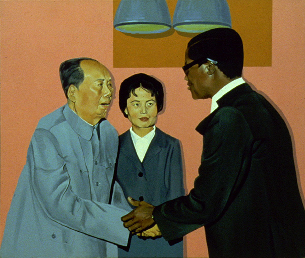 Tod Joanne: Hong Kong Peoples Pink acrylic, acrylic on canvas 109.2 x 129.5 cm, 1978