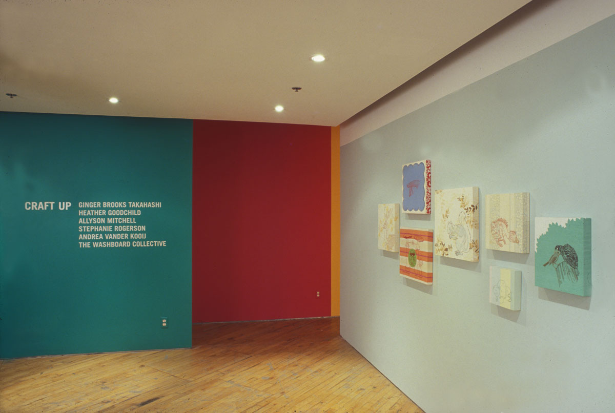 Andrea van der Kooij, image of artwork arranges on the wall.