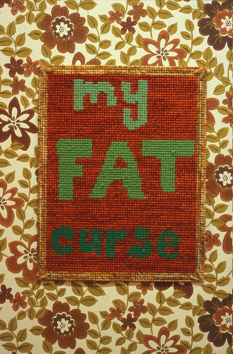 Allyson Mitchell: Wall paper, with images below