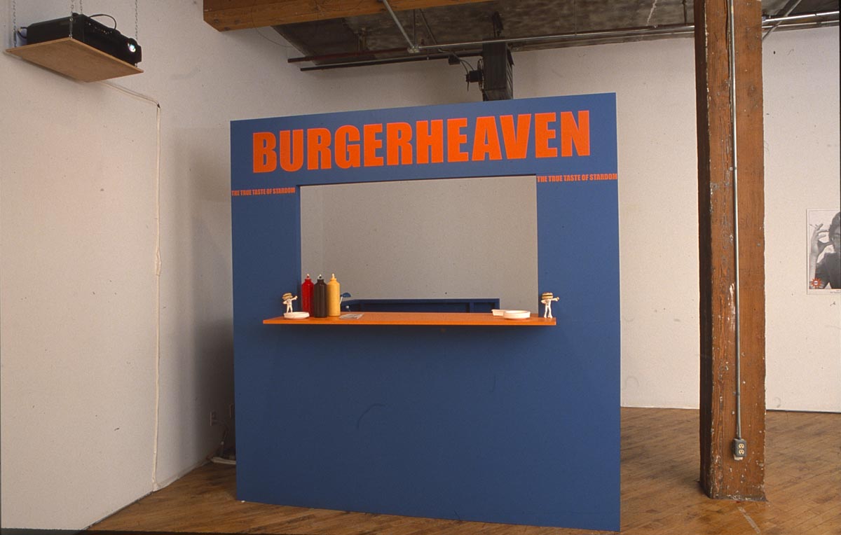 Burgerheaven: Installation View: Hamburger Stand