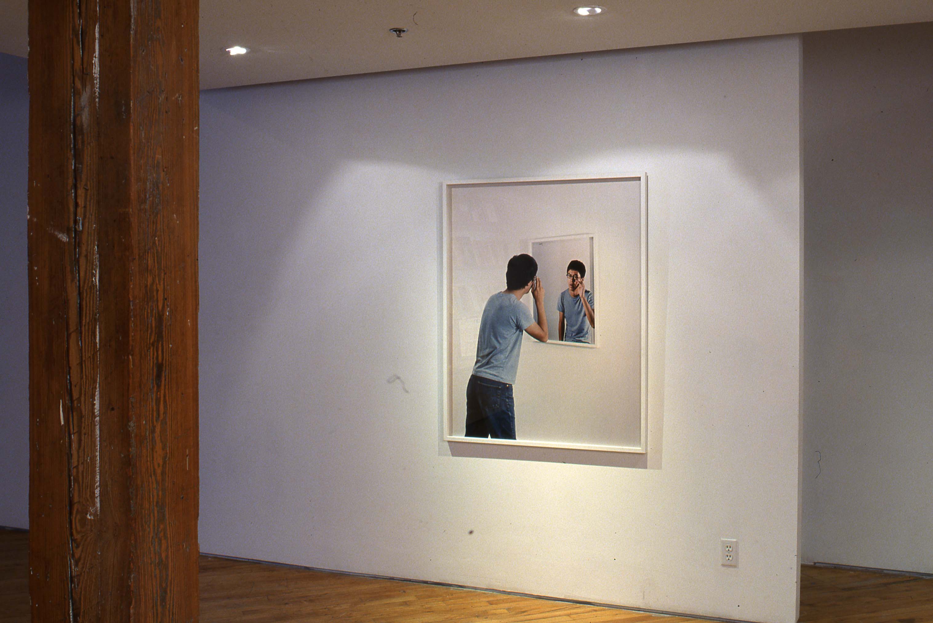 Tim Lee: Installation view of photographic print.