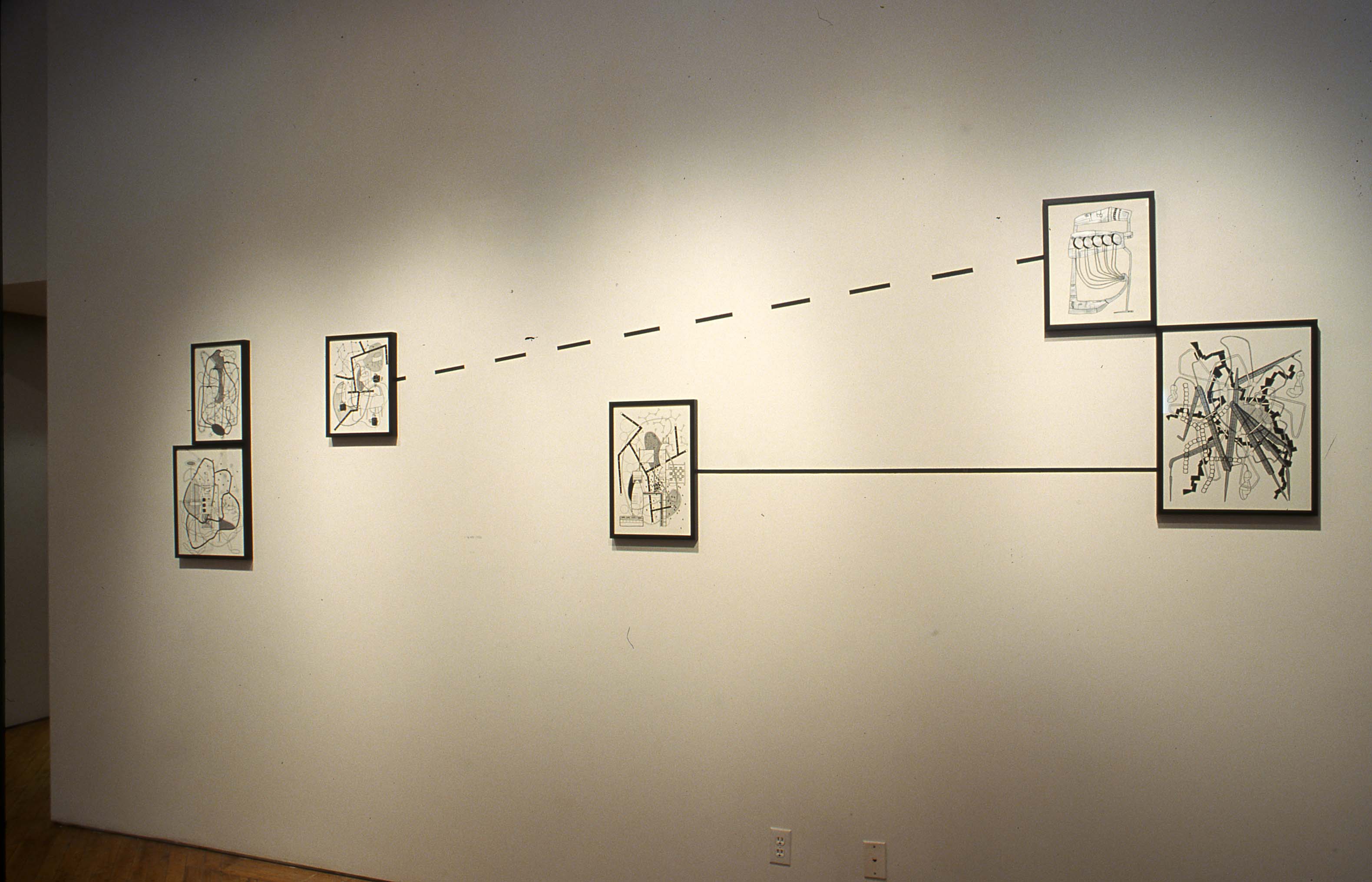 GRAHAM: Group show, view of prints.