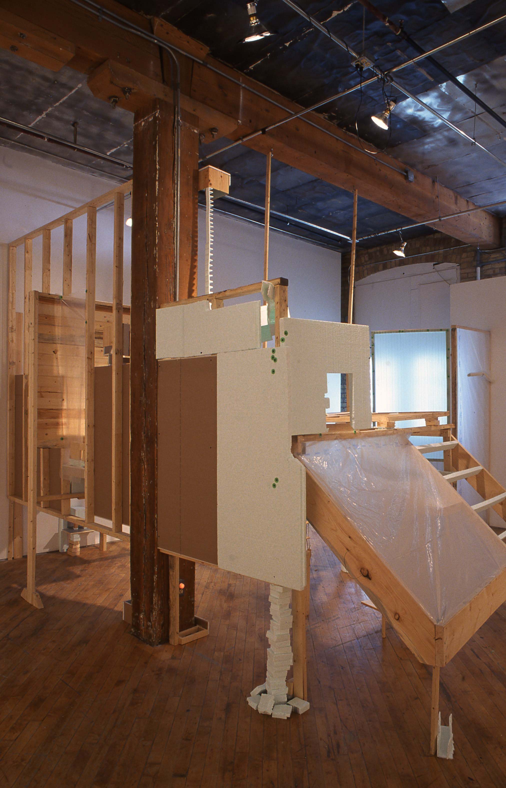 KUIPER: Group show, view of built sculpture.