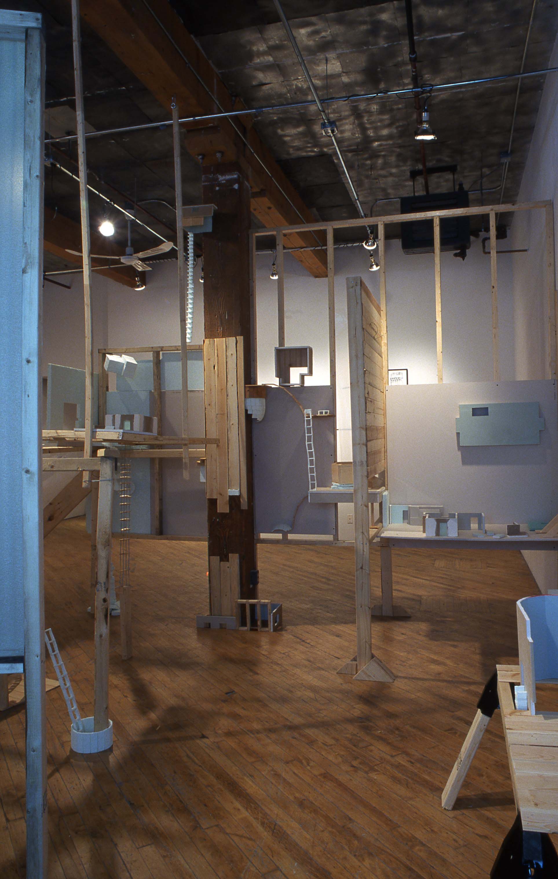 KUIPER: Group show, view of built sculpture.