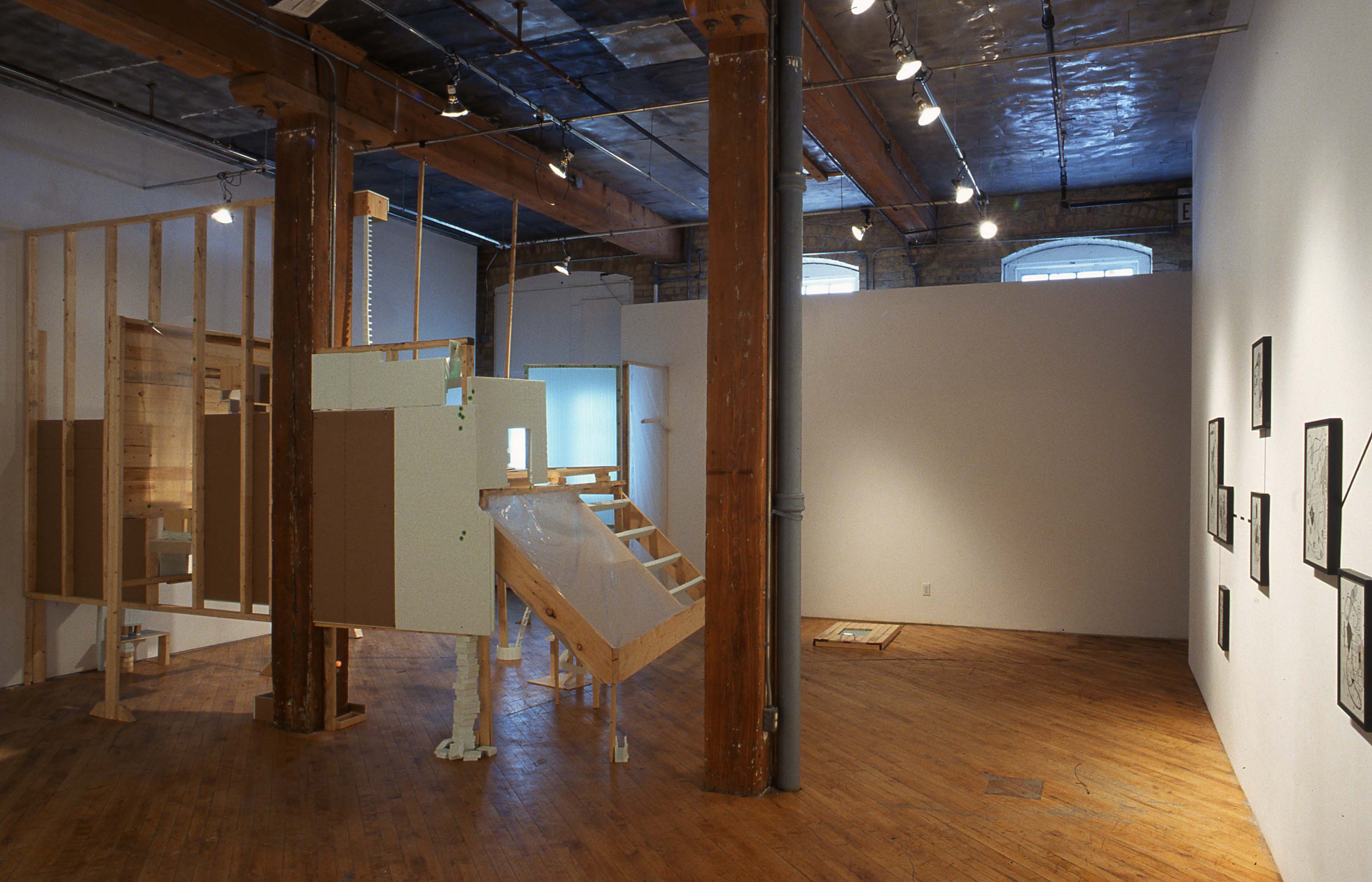 KUIPER: Group show, view of built sculpture.