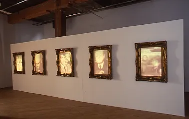 UNITS: The pieces preside, like paintings might, framed on the gallery wall