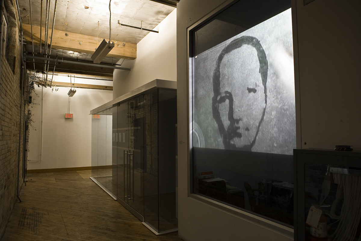 Projection of a drawing.