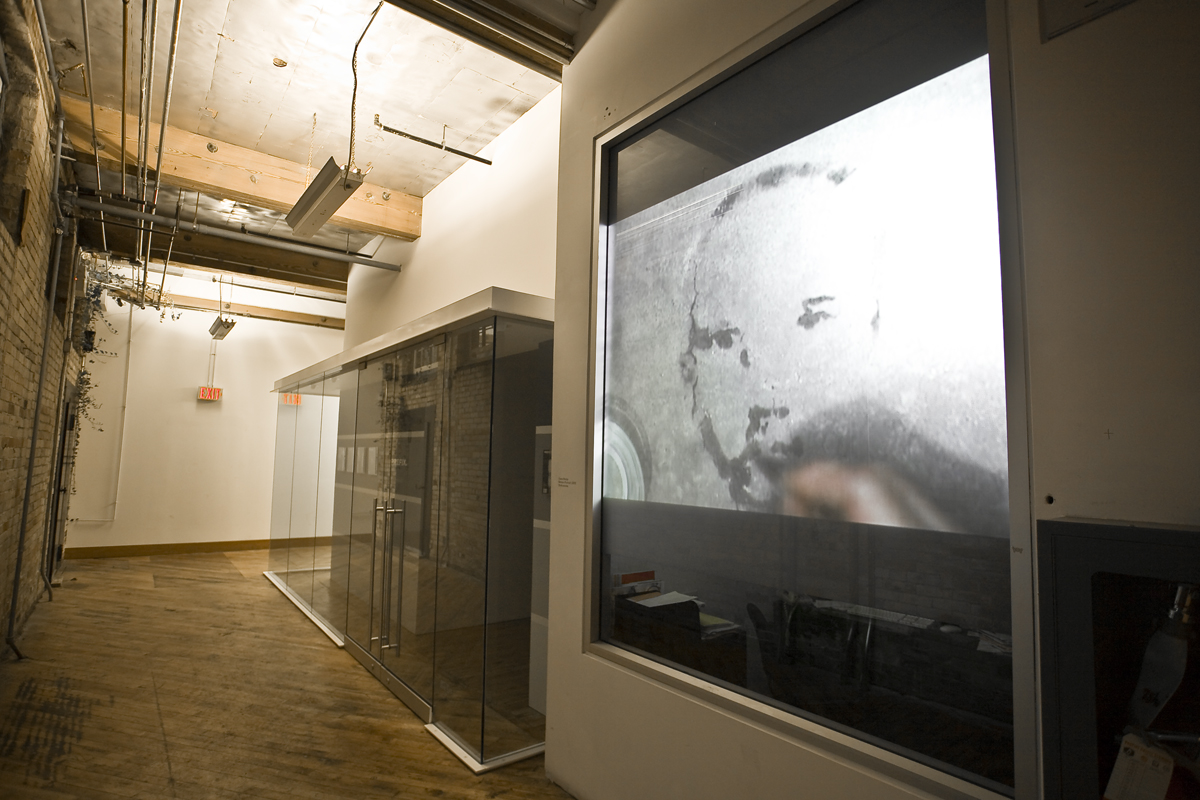 Projection of a drawing.