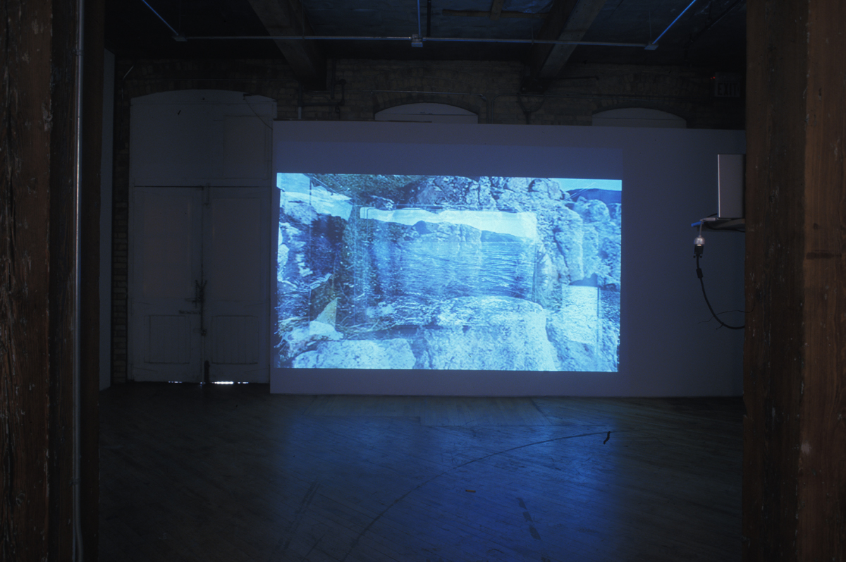 This work is composed of a series of video impressions, schematically arranged in virtual space to 