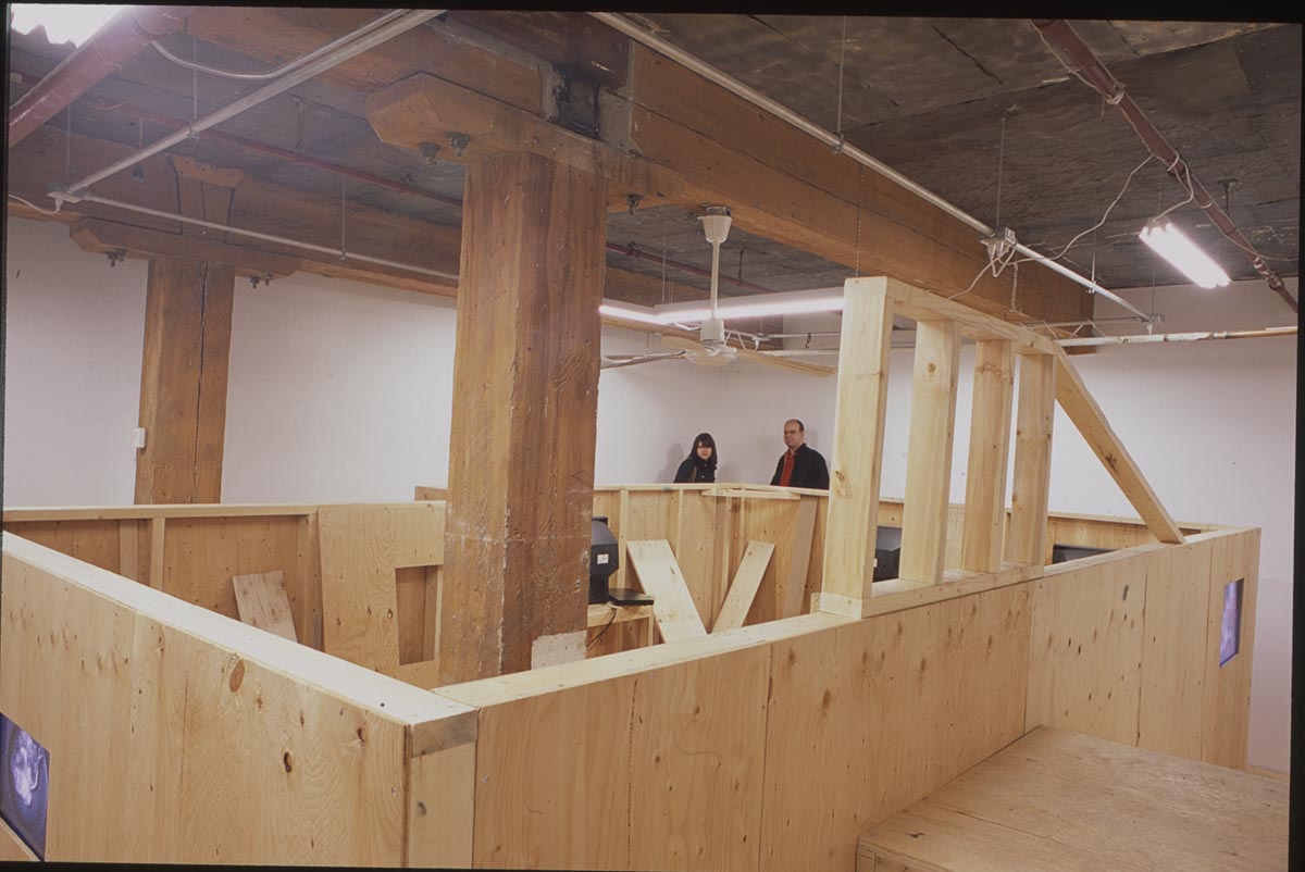 Koki Tanaka, installation view, residency.