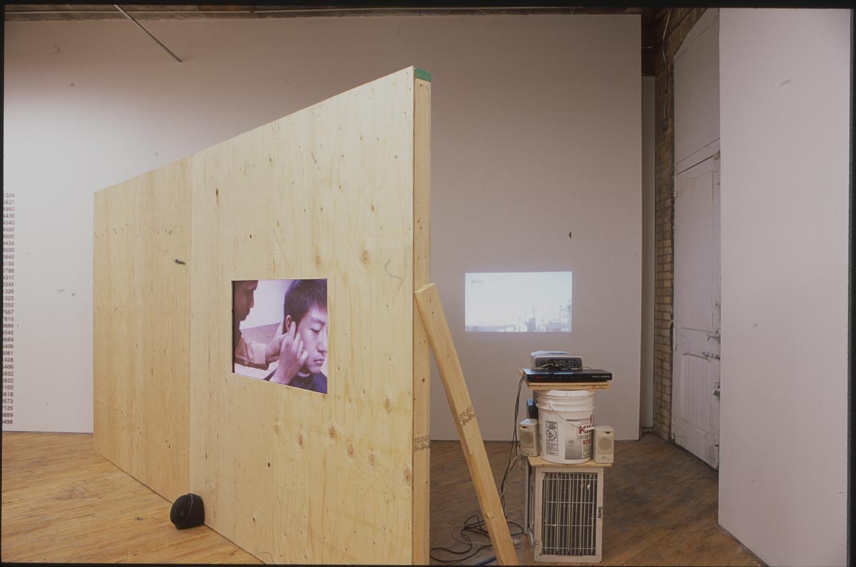 Koki Tanaka, installation view, residency.