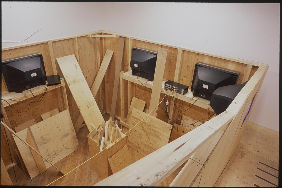 Koki Tanaka, installation view, residency.