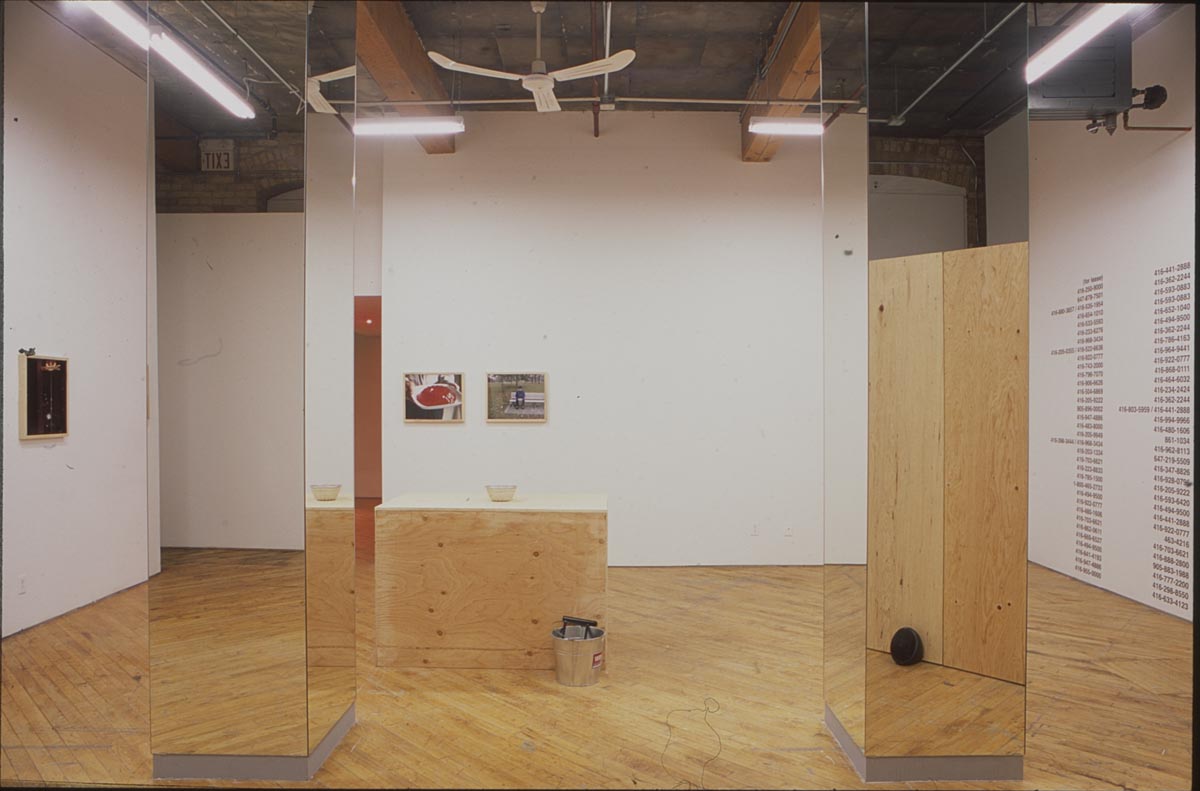 Koki Tanaka, installation view, residency.
