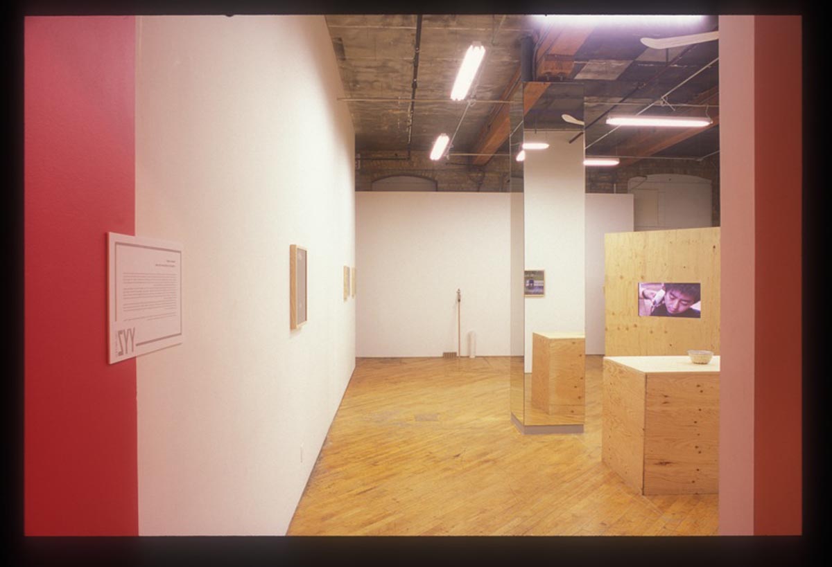 Koki Tanaka, installation view, residency.