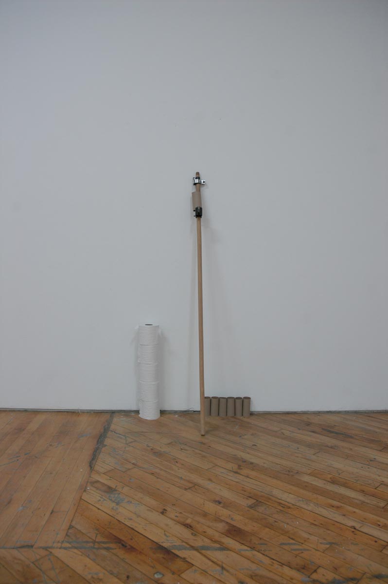 Koki Tanaka, installation view, residency.