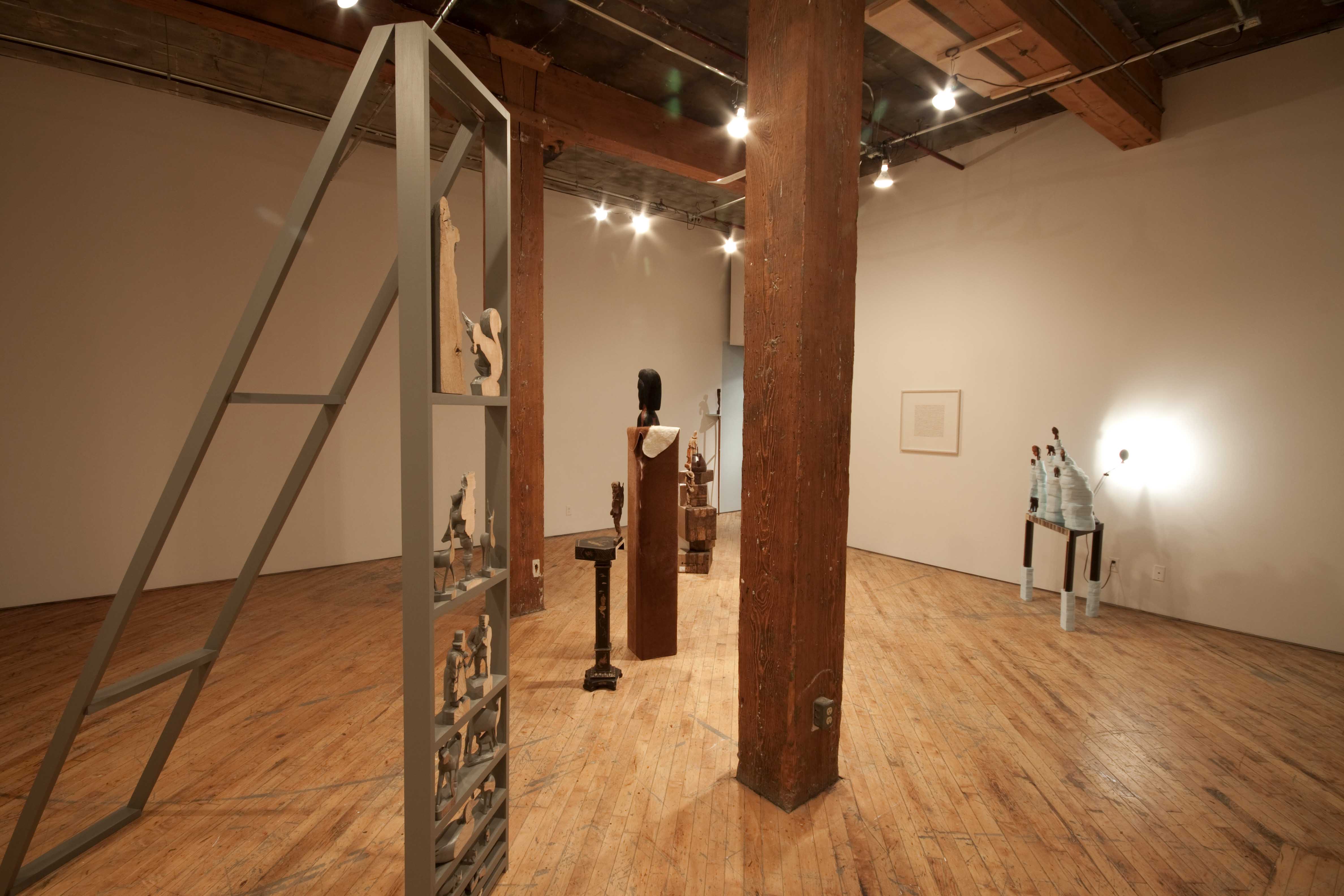 Hadley + Maxwell, installation view, sculptures, form the work.