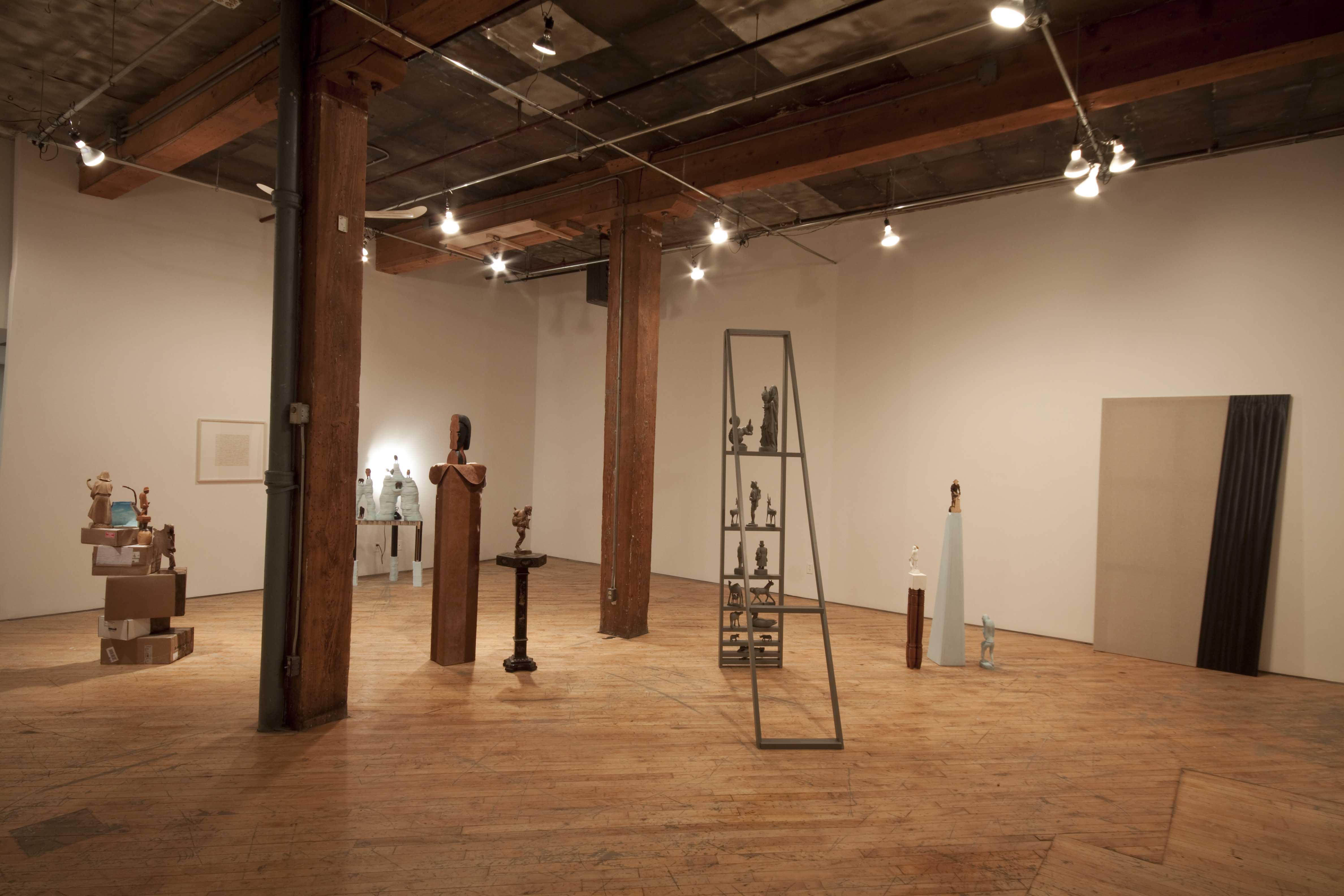 Hadley + Maxwell, installation view, sculptures, form the work.