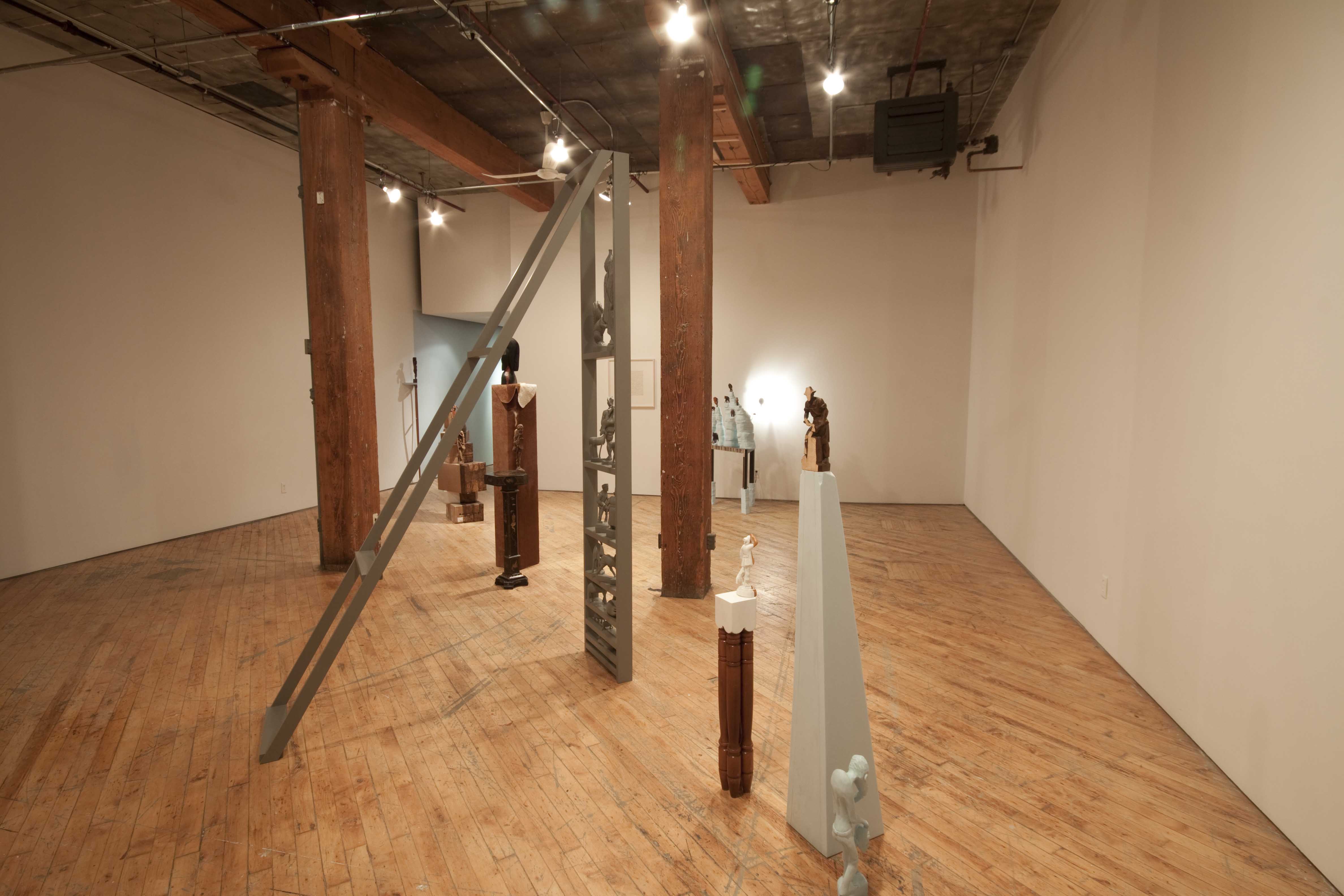 Hadley + Maxwell, installation view, sculptures, form the work.