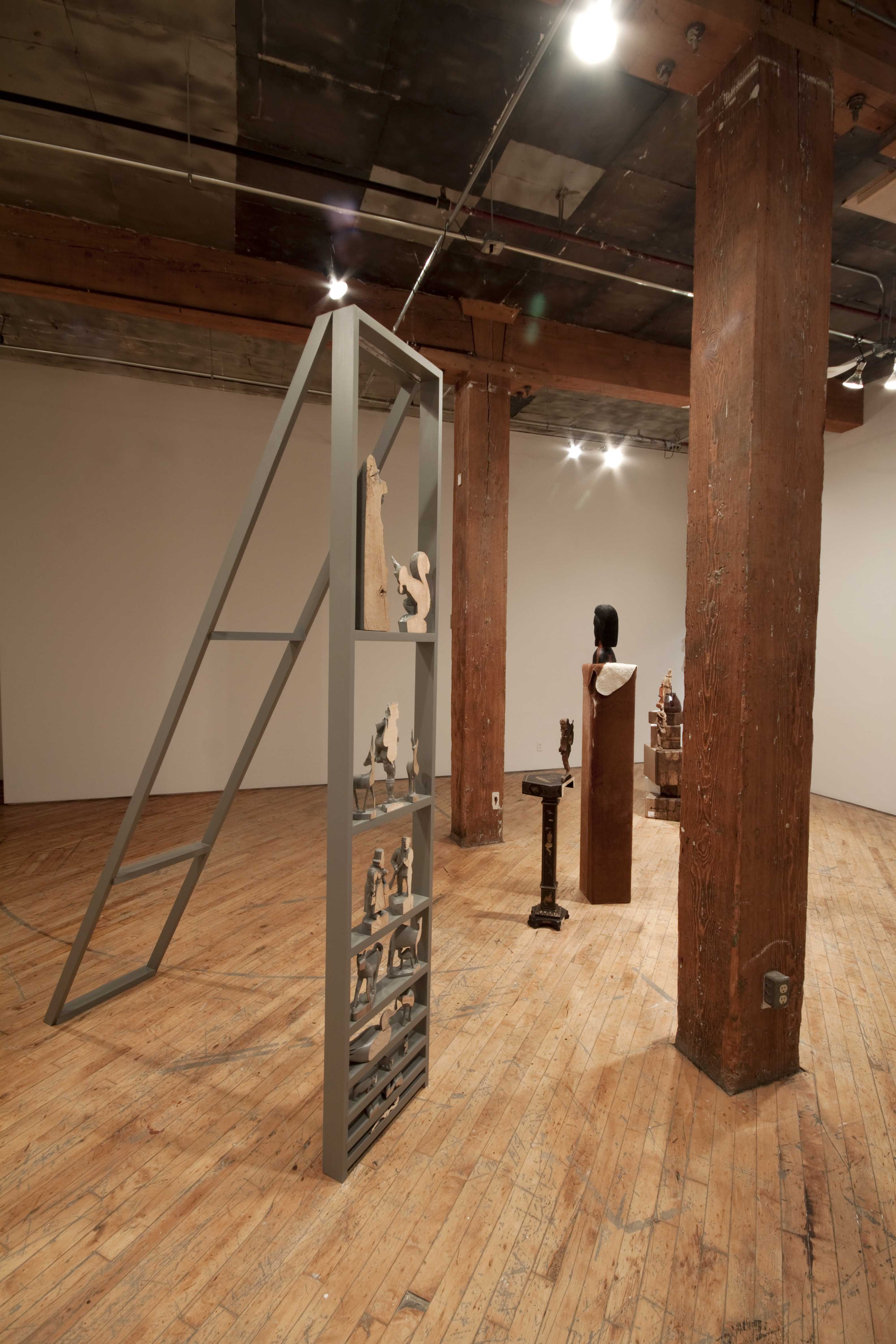 Hadley + Maxwell, installation view, sculptures, form the work.