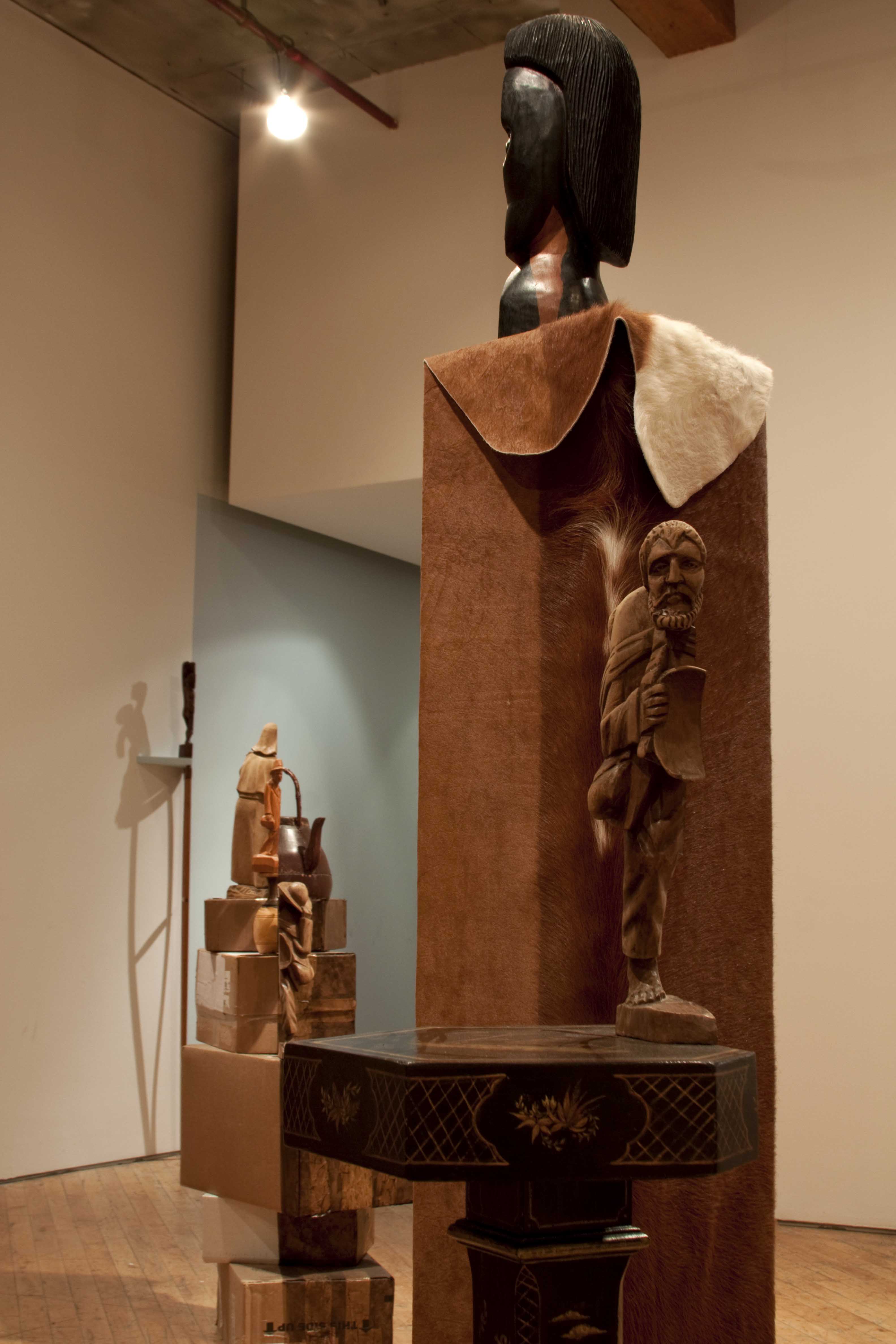 Hadley + Maxwell, installation view, sculptures, form the work.