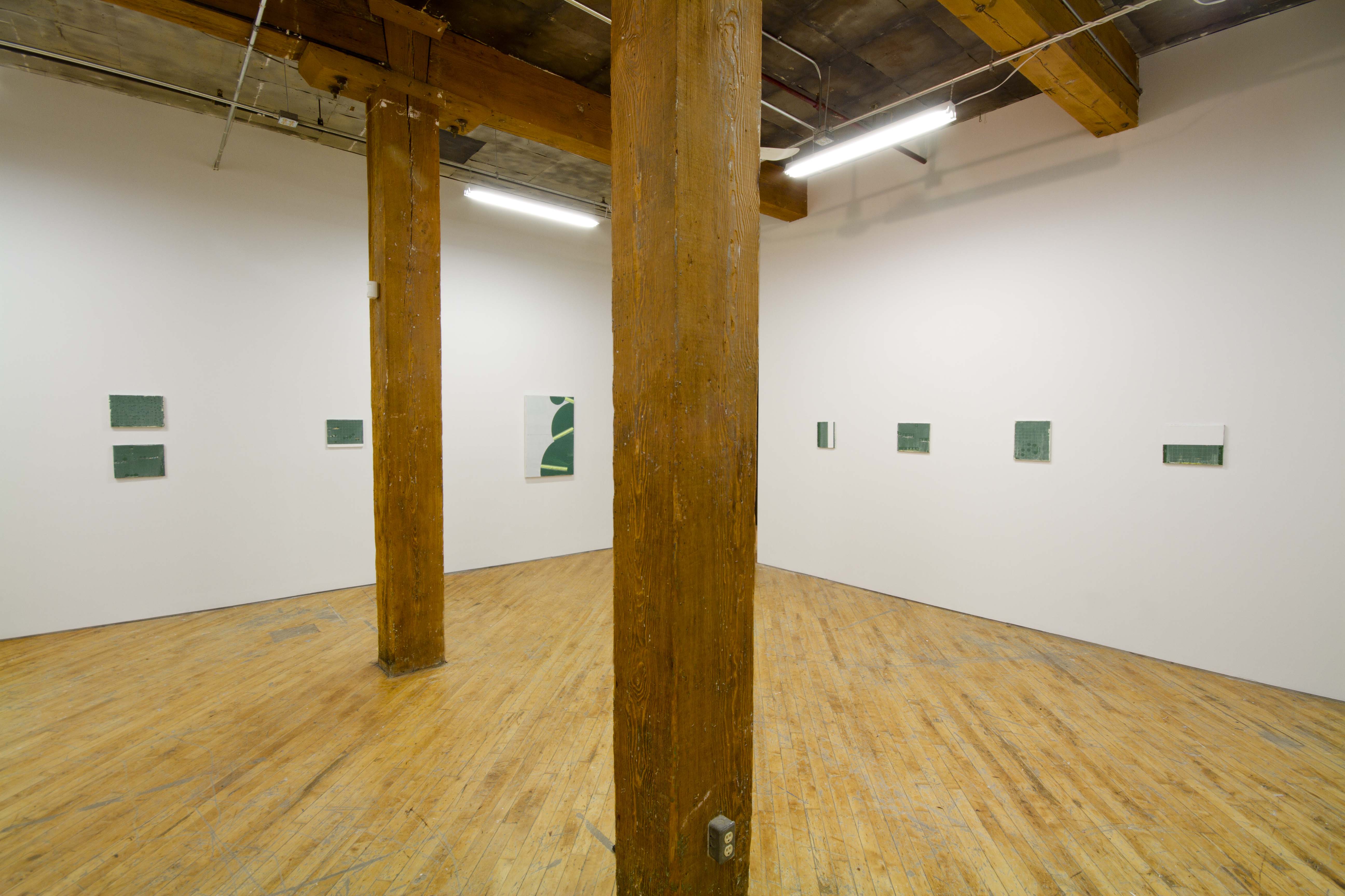 Dil Hildebrand: Back to the Drawing Board, installation view, paintings.