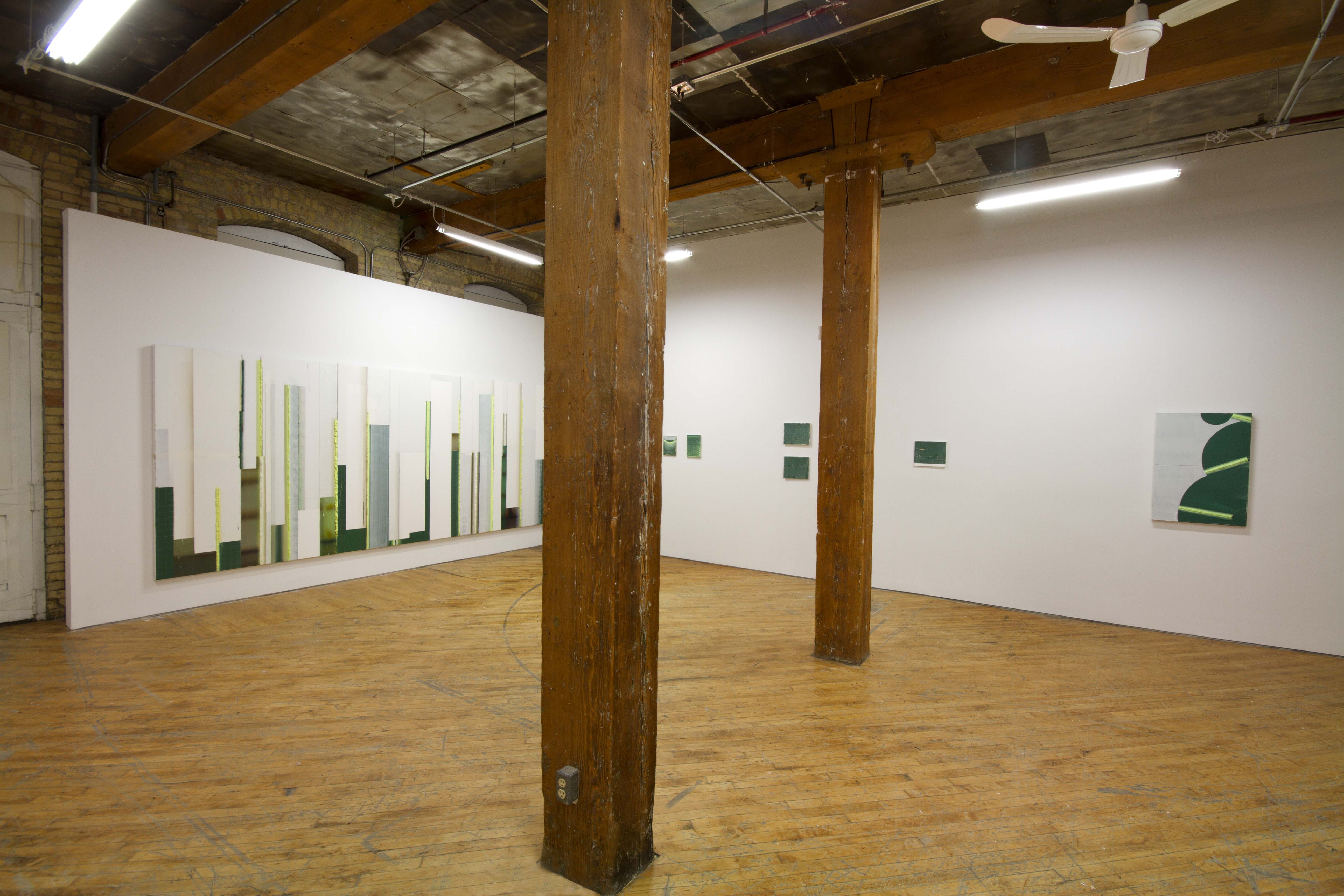 Dil Hildebrand: Back to the Drawing Board, installation view, paintings.
