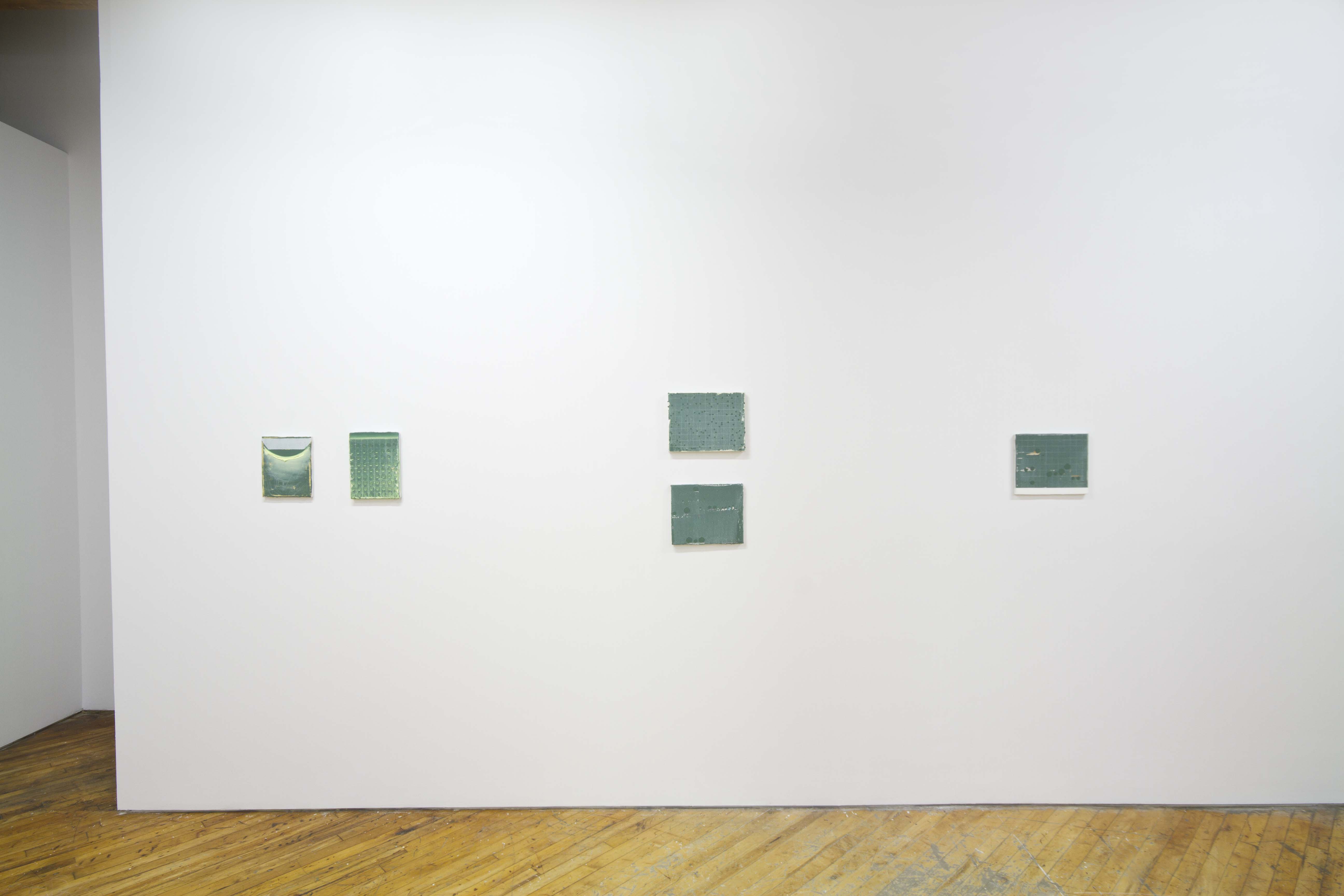 Dil Hildebrand: Back to the Drawing Board, installation view, paintings.