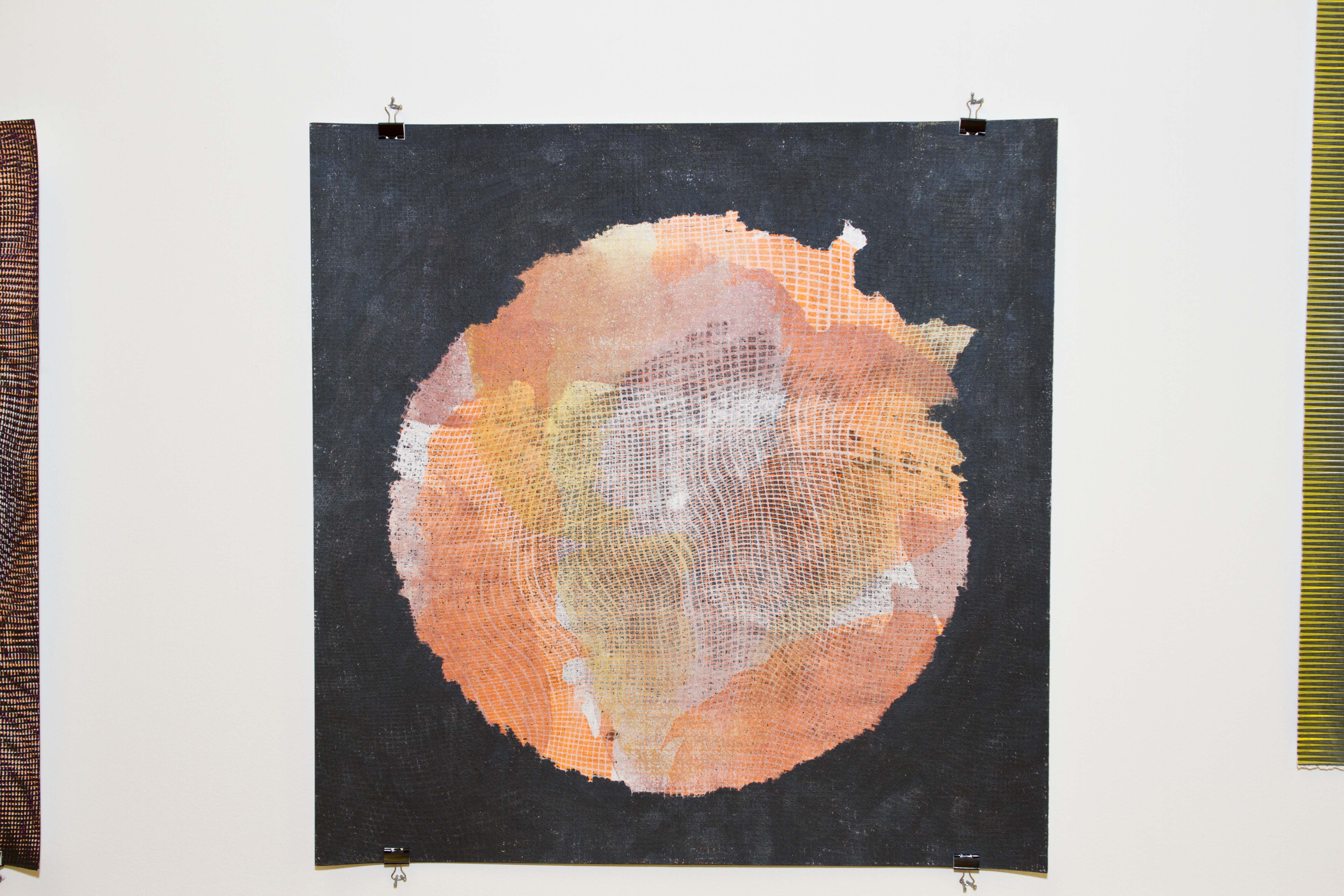 Jacob Horwood: Detail Without a Drawing Board, installation view, single abstract image