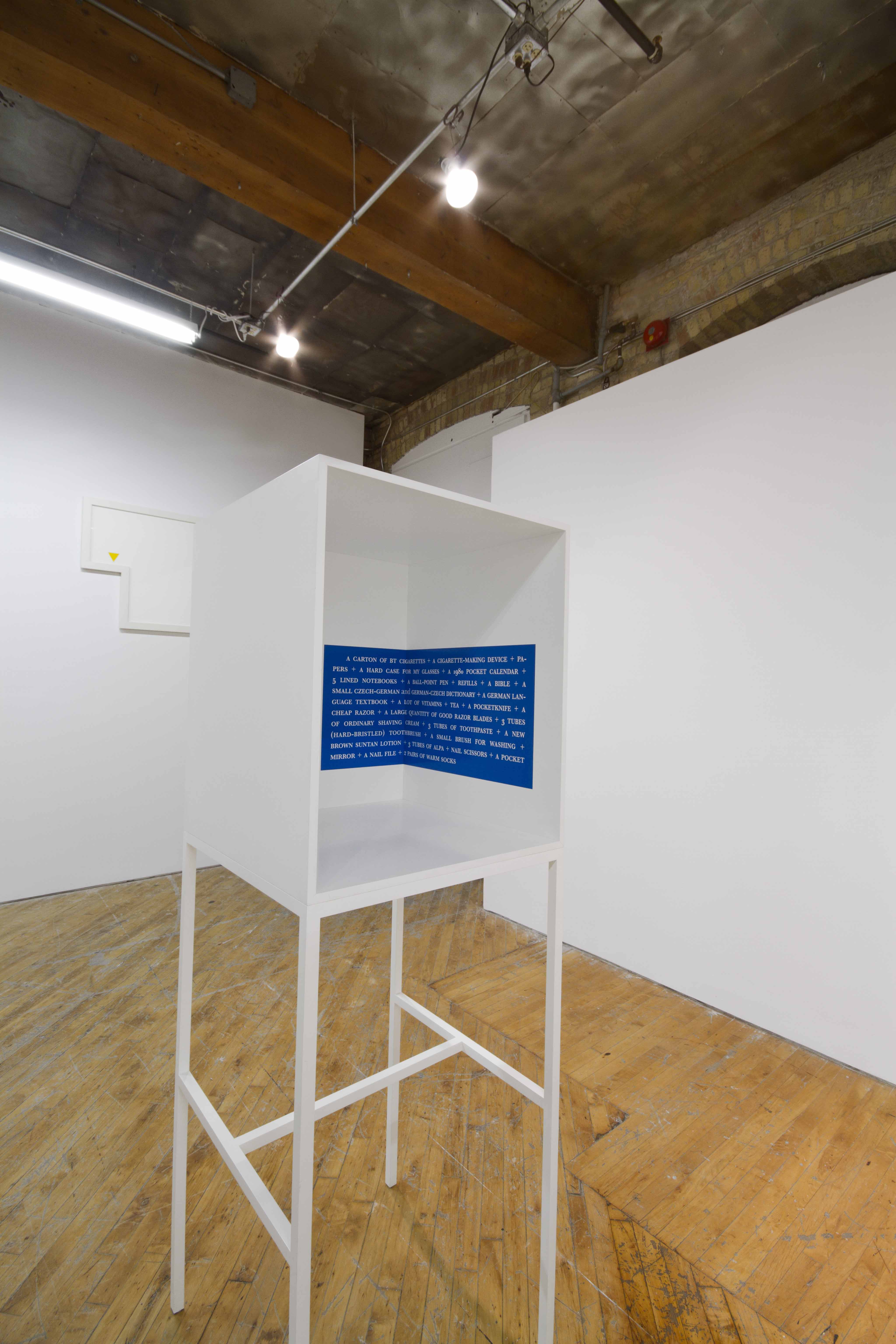 Brian Groombridge, exhibiting sculptures and wall works in YYZ's first YYretroZpective exhibition.