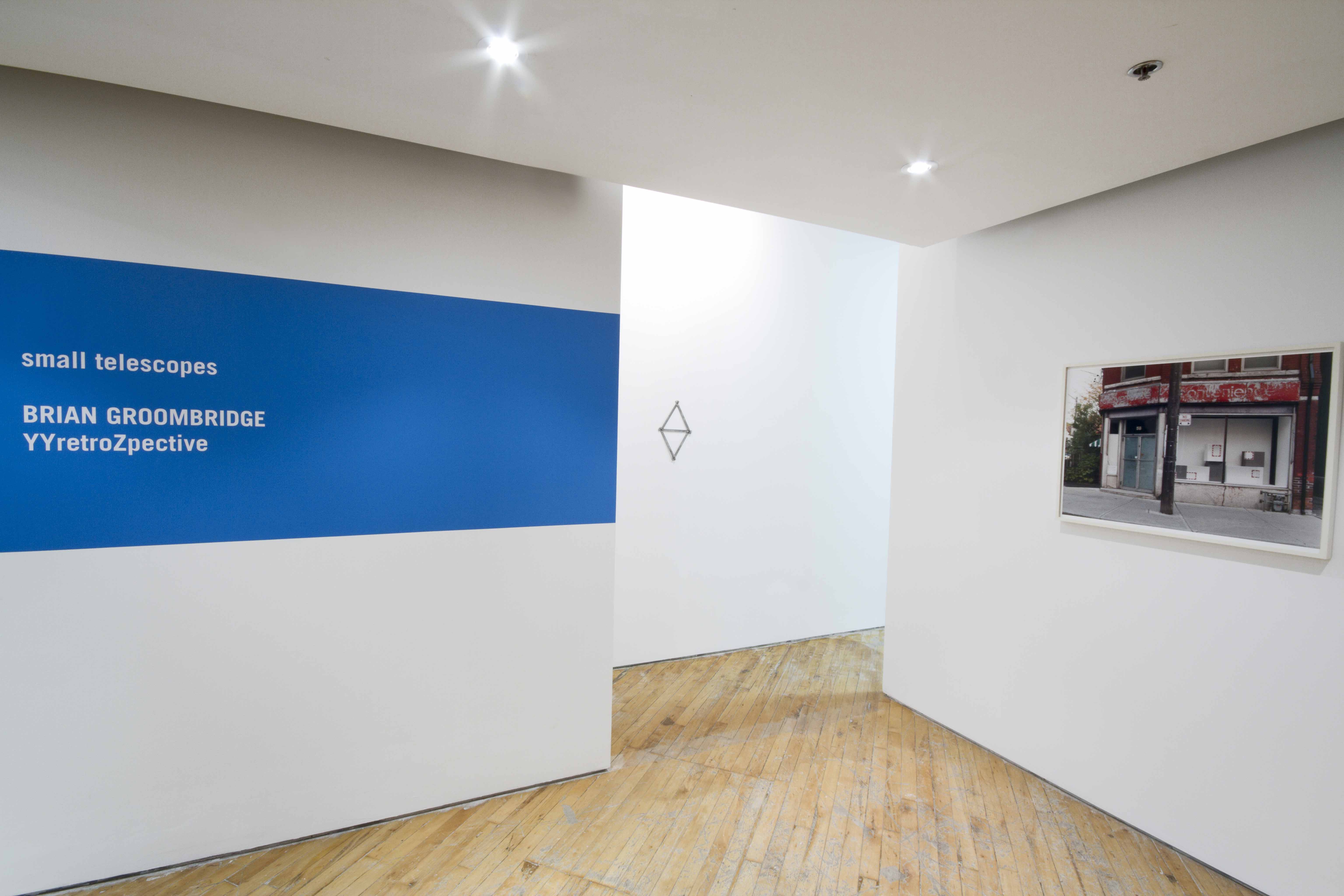 Brian Groombridge, exhibiting sculptures and wall works in YYZ's first YYretroZpective exhibition.