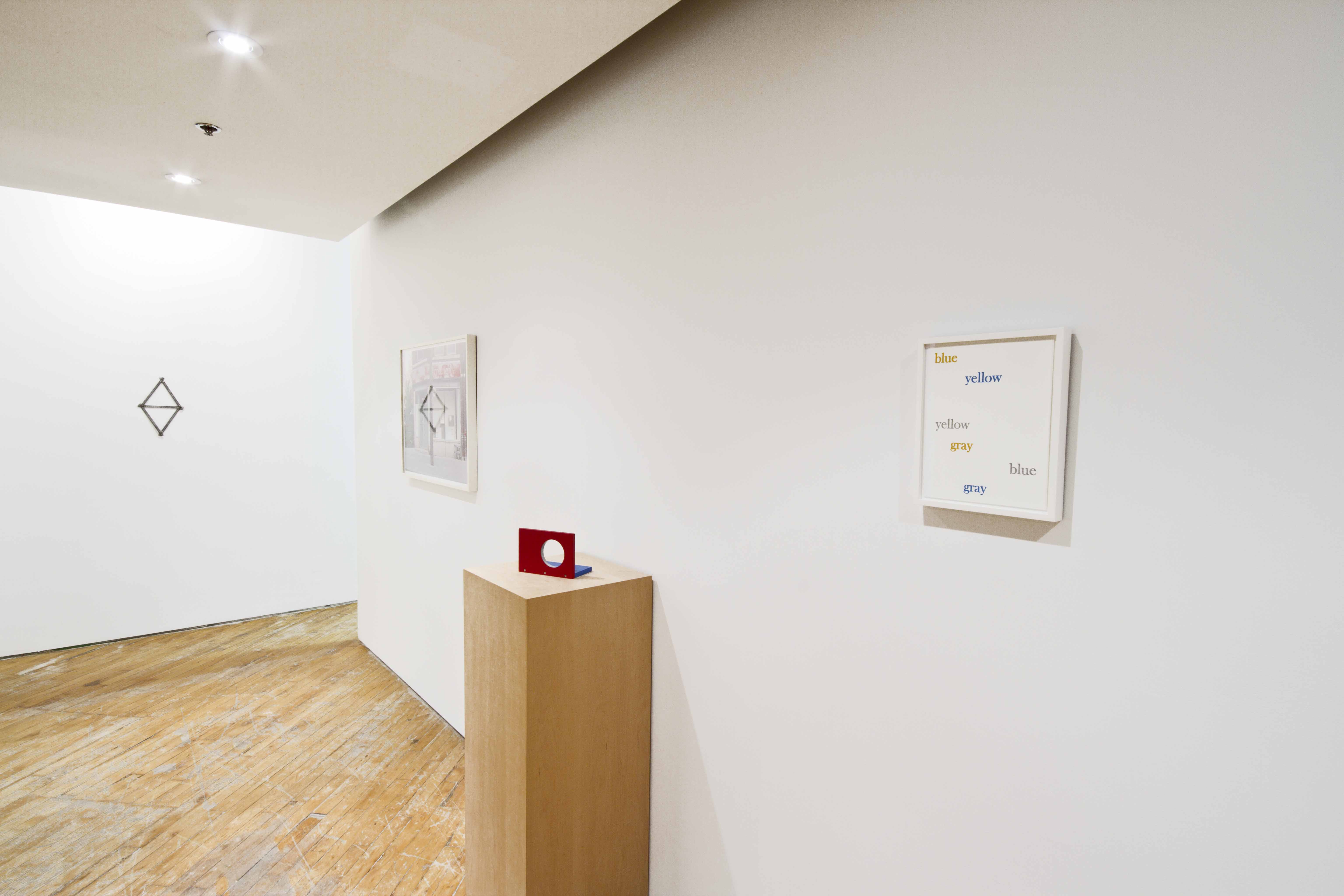 Brian Groombridge, exhibiting sculptures and wall works in YYZ's first YYretroZpective exhibition.