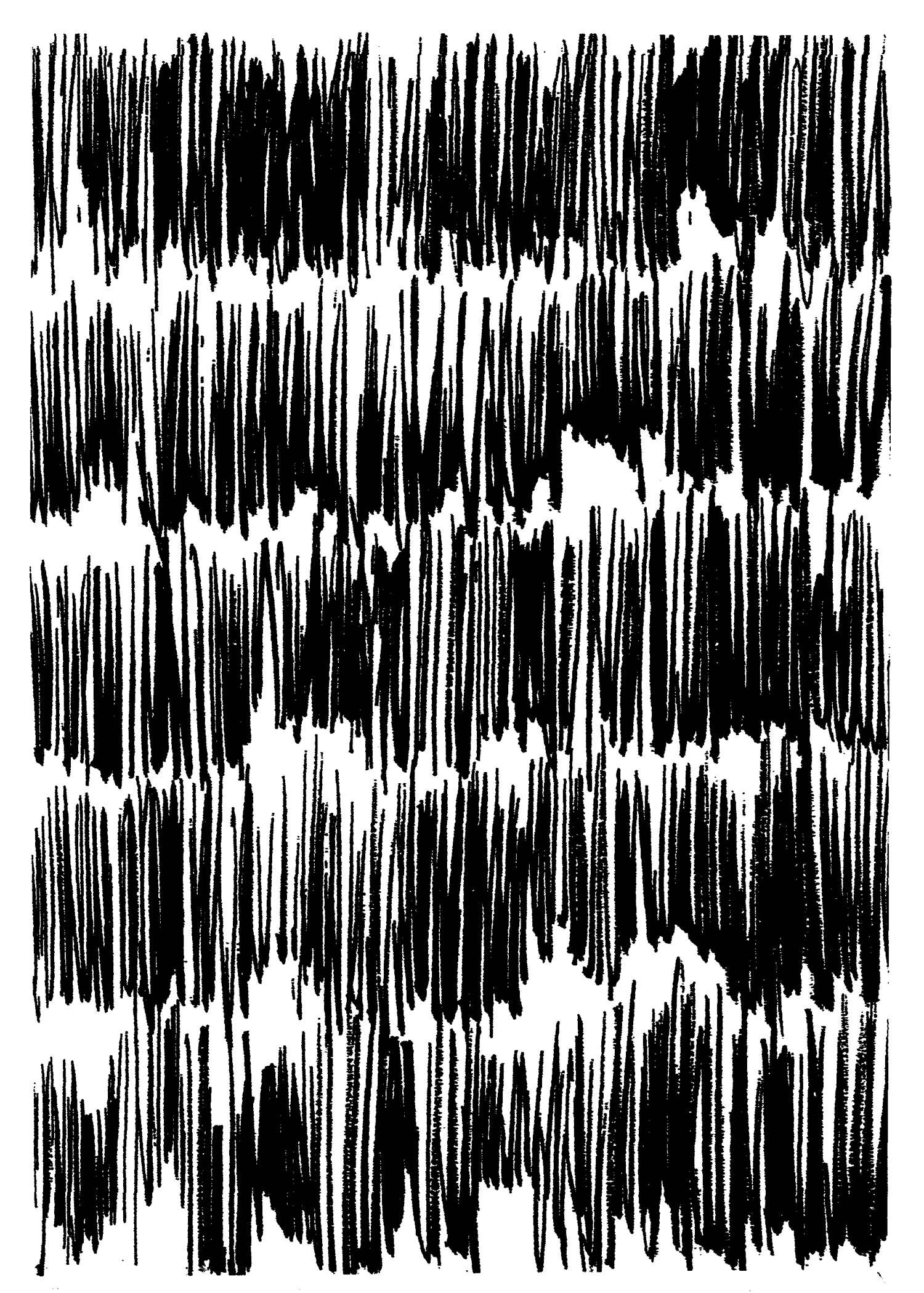 KUBOTA IMAGE, Black and White sound waves.