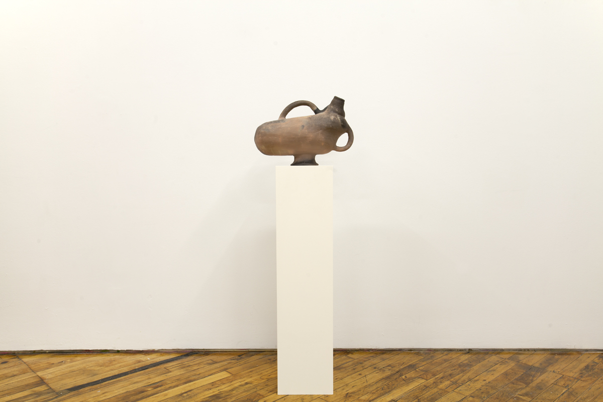 Maura Doyle, installation view, vase sculptures.