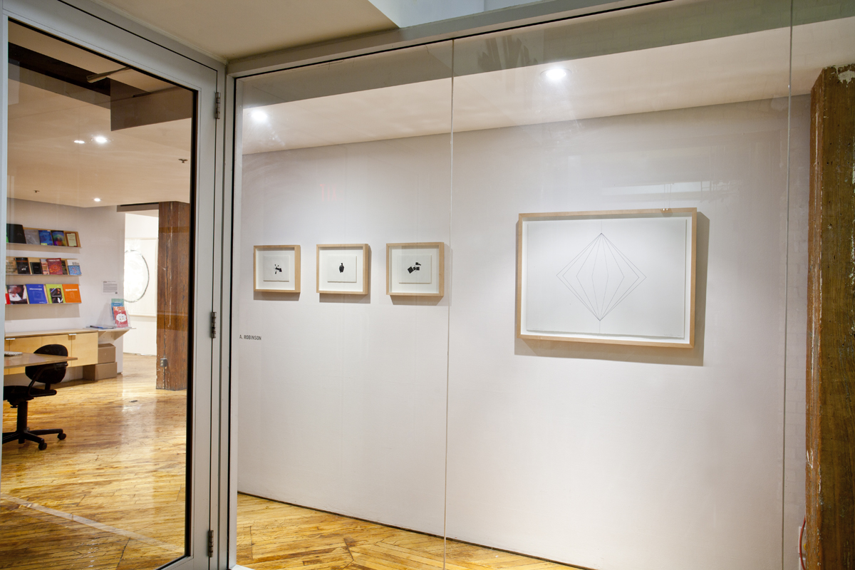 Michael A. Robinson, installation view, light sculpture.