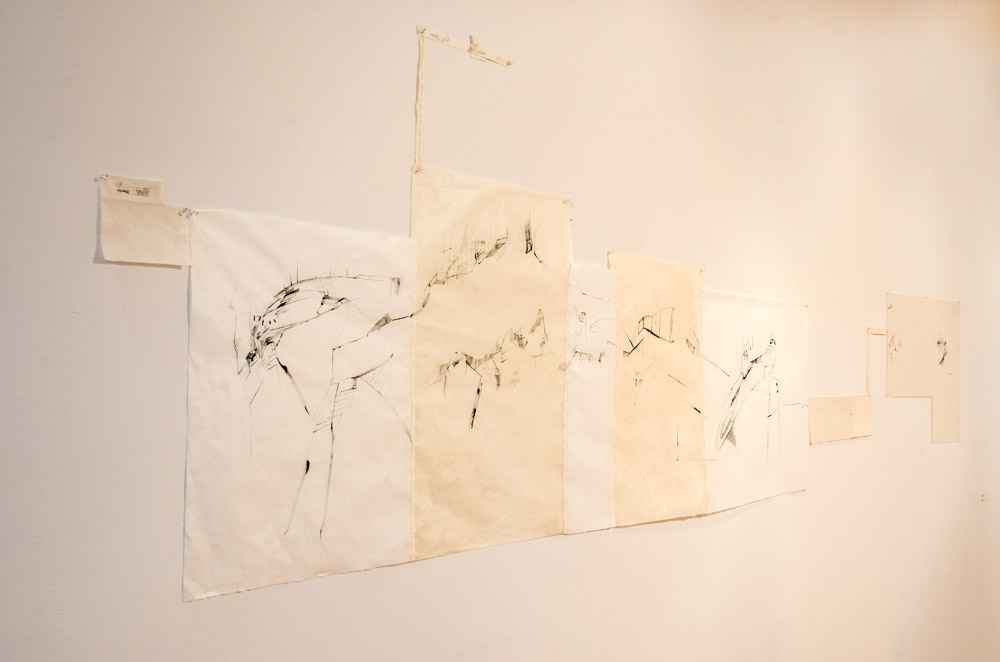 YYZLAB at Lakeshore Arts: Installation view, detail drawing