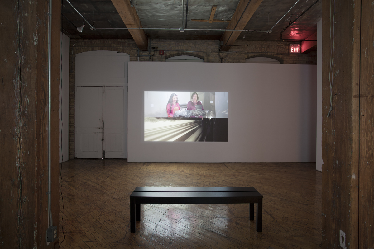voz--voz/voice--voice provides a space for the articulation of different voices in the context of creative narratives and the frameworks enabled by new media and digital technologies, video projection