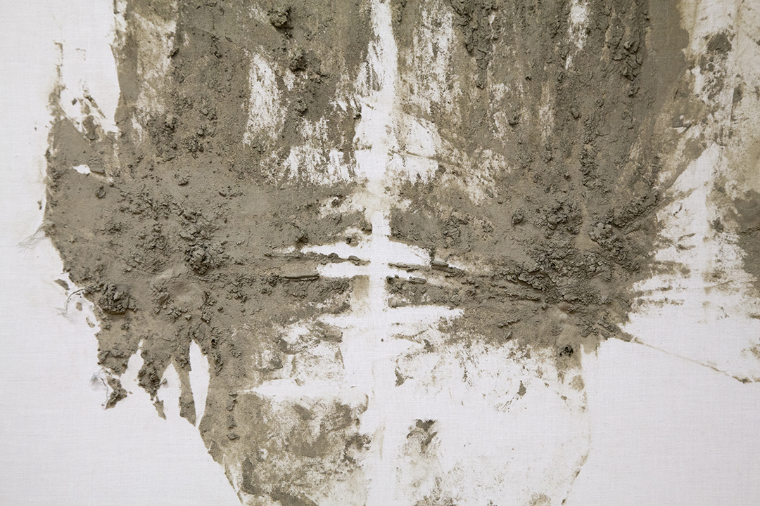 David Yu, soil on canvas.