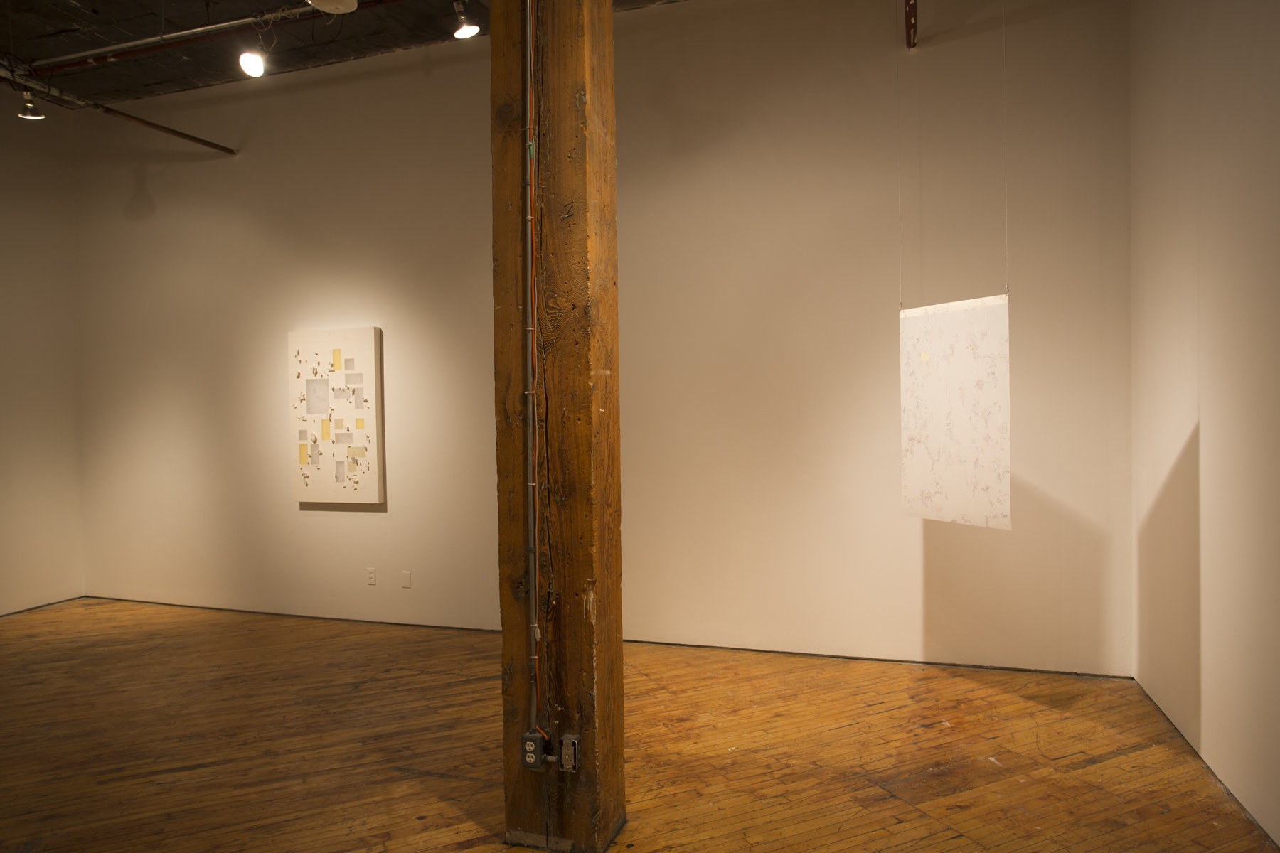 Bryan Higgins-Stirrup, installation view, abstract art.