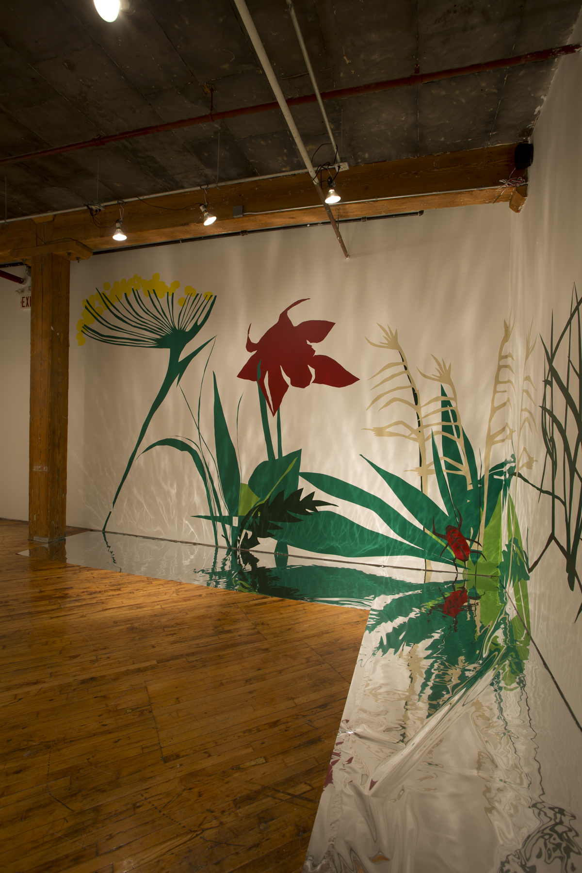 Susan Rowe Harrison, mural of Plants.