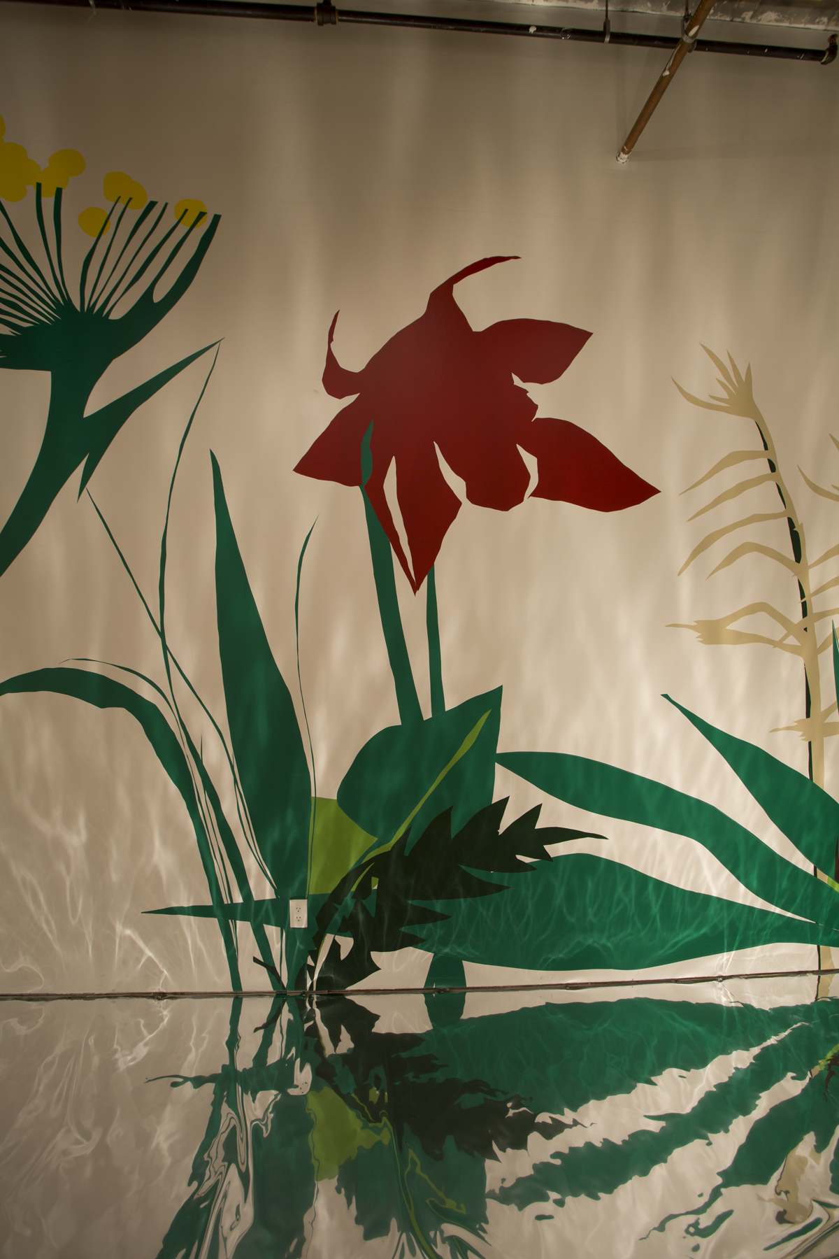 Susan Rowe Harrison, mural of Plants.