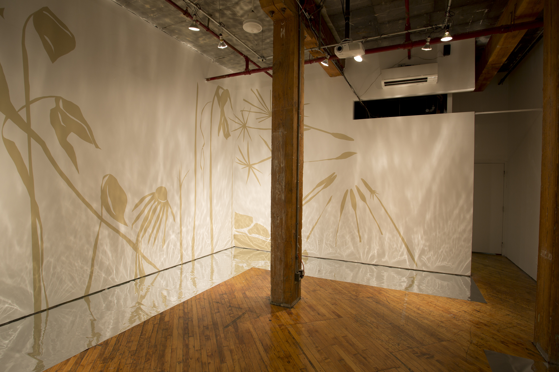 Susan Rowe Harrison, mural of Plants.
