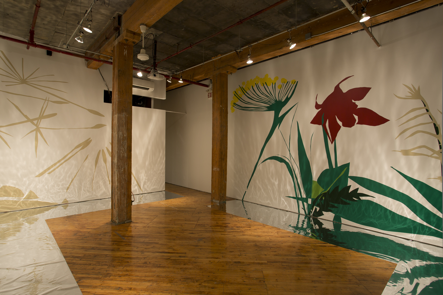 Susan Rowe Harrison, mural of Plants.