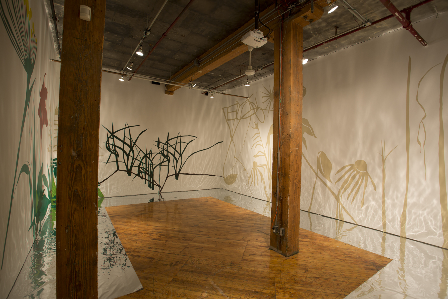 Susan Rowe Harrison, mural of Plants.