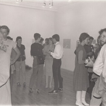 1979 Art show opening