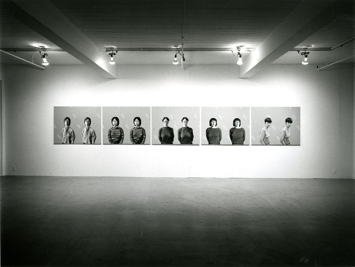 Joanne Tod: Installation view painting.