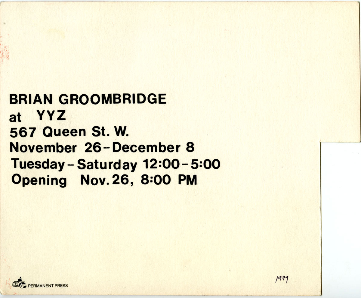 Brian Groombridge: Flyer